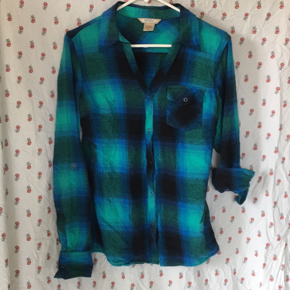 Plaid flannel shirt